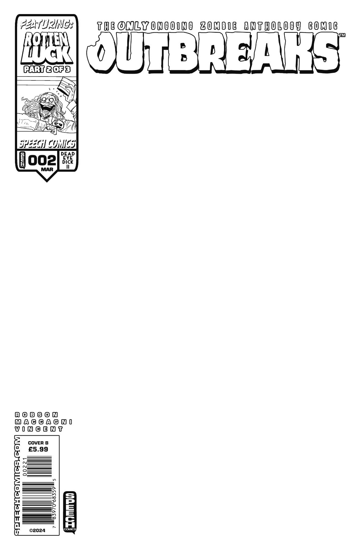 Outbreaks #2 - Cover B (Blank)