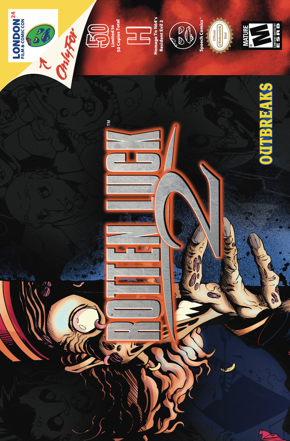 Outbreaks #2 - LFCC 2024 Exclusive (Resident Evil 2 N64)