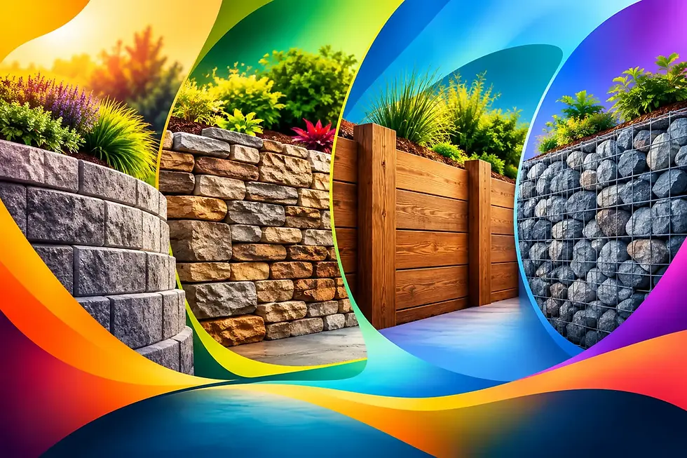 Retaining Wall Material Comparison for Your Yard