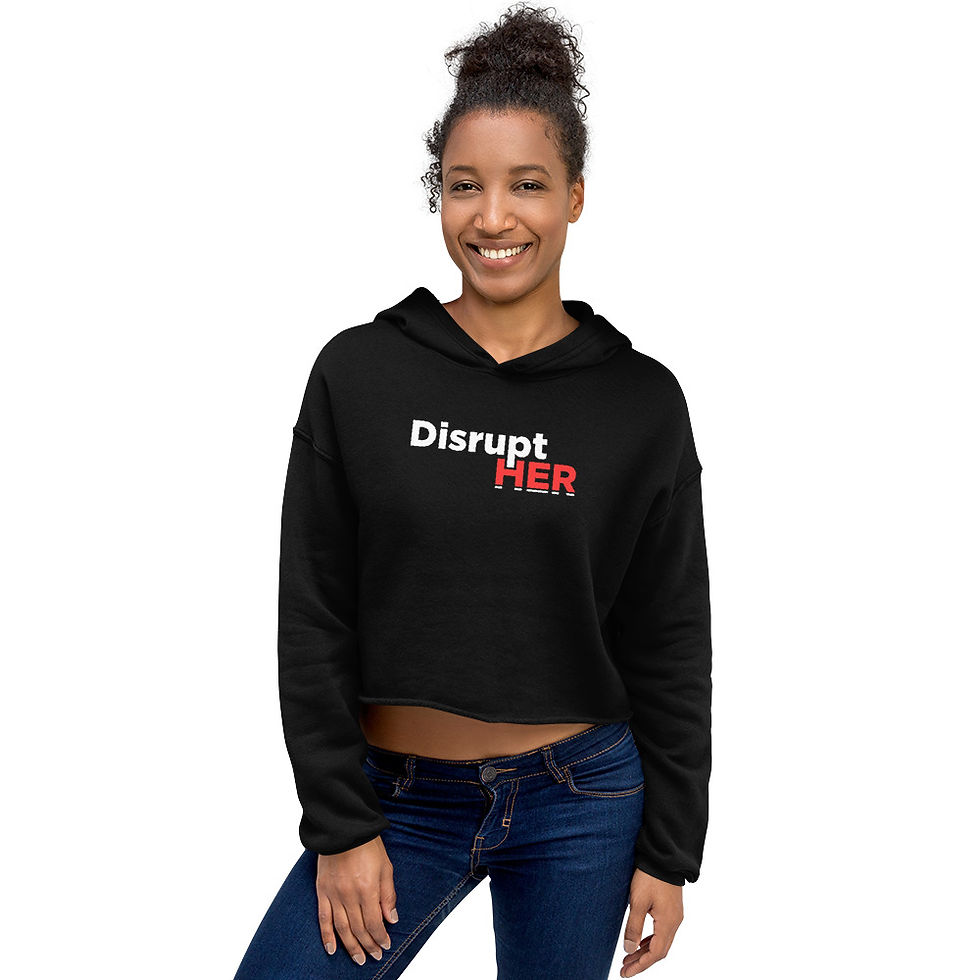 Thumbnail: DisruptHER Crop Hoodie