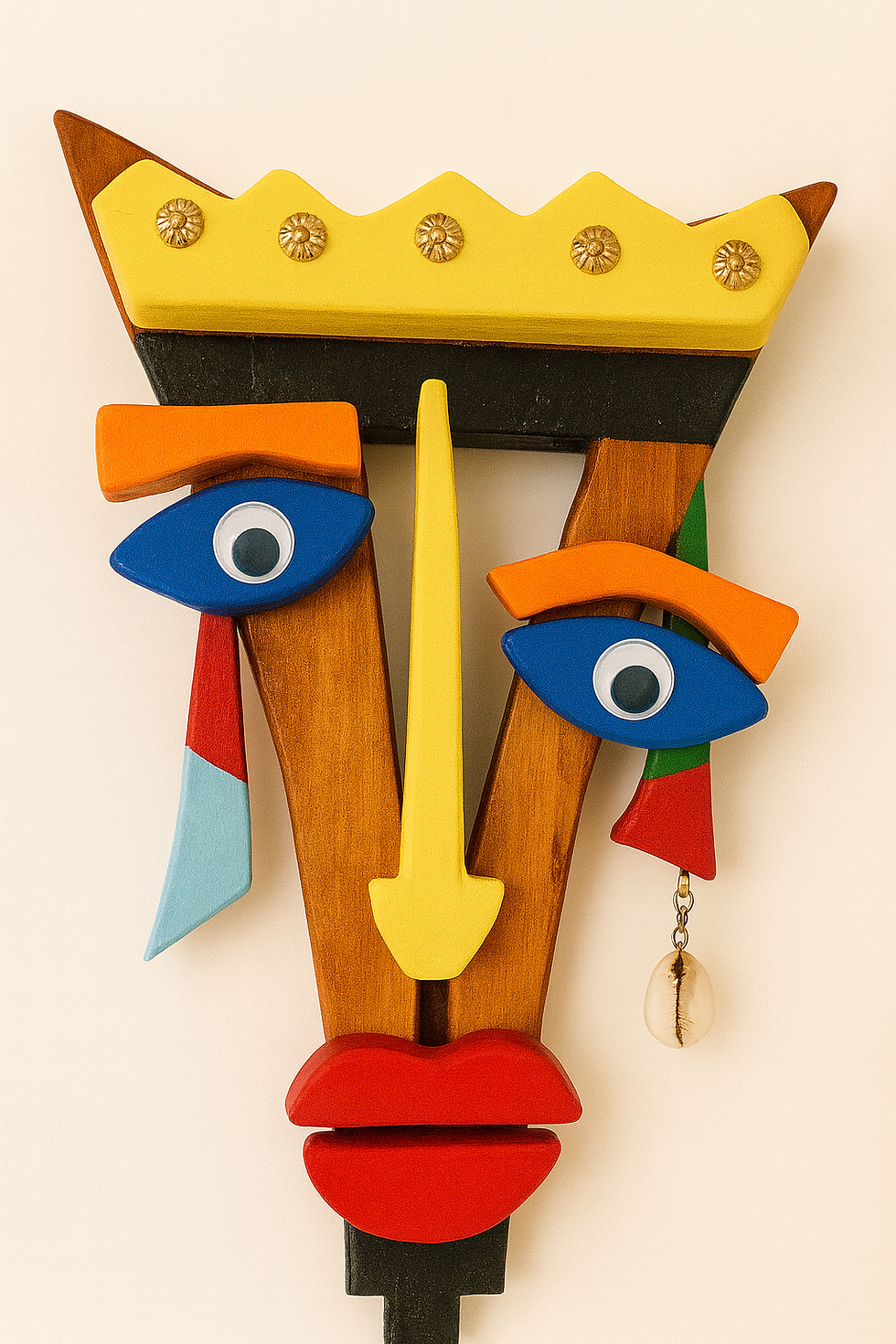 Kral Dekoratif Maske Objesi