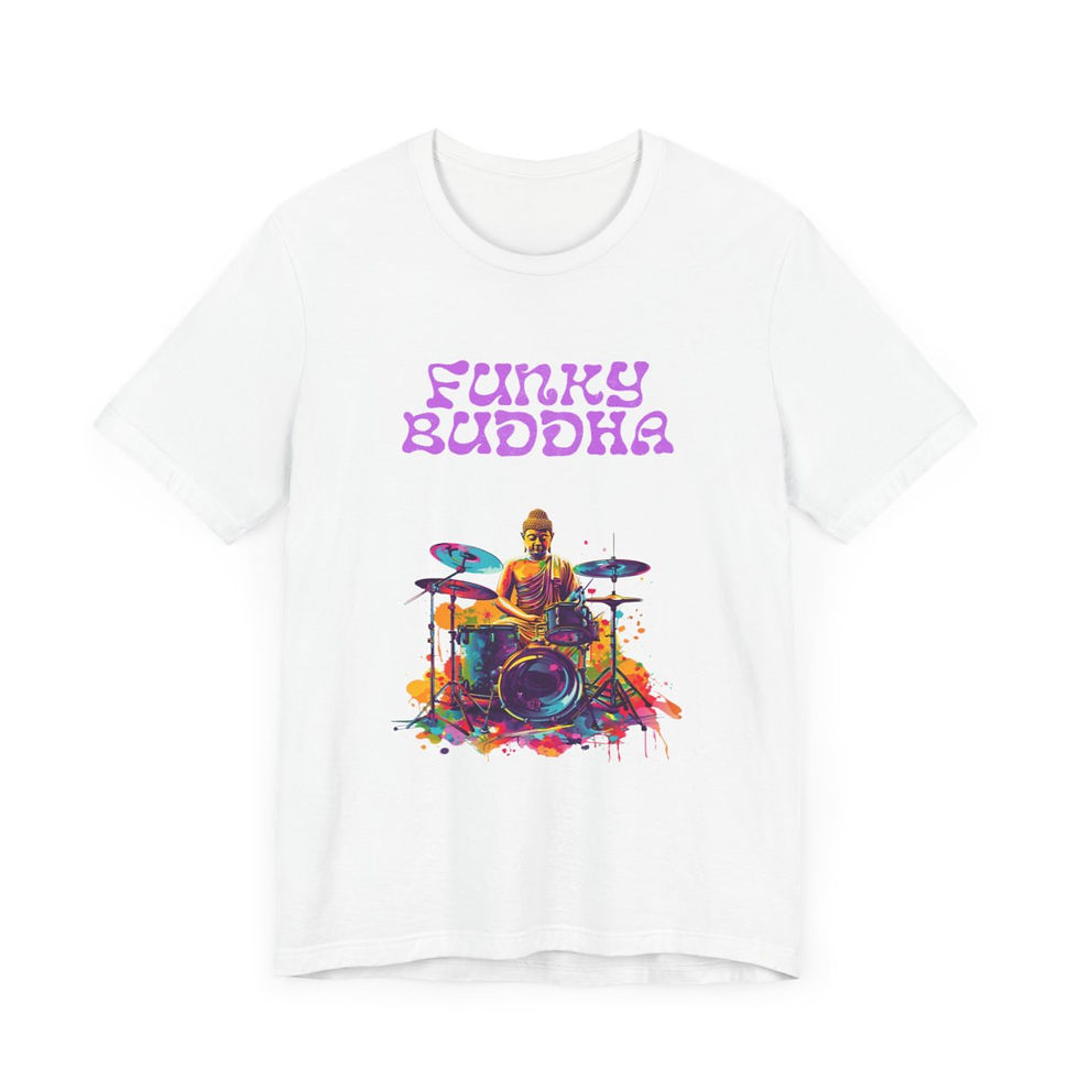 Miniature : T-Shirt "Funky Buddha" Batteur Batteuse Drummer