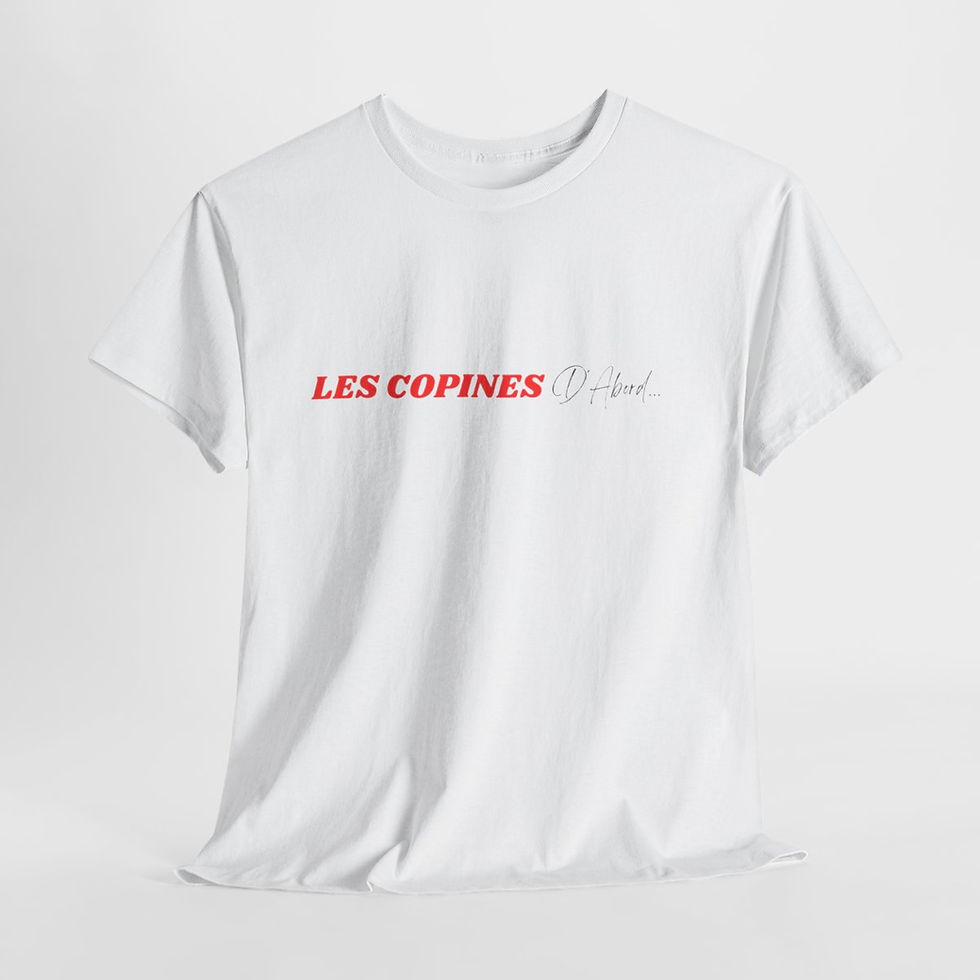 Miniature : T-Shirt "Les Copines D'Abord" Chansons cultes Coton 180g