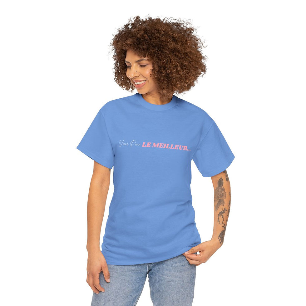 Miniature : T-Shirt "Vivre Pour Le Meilleur" Chansons cultes Coton 180g