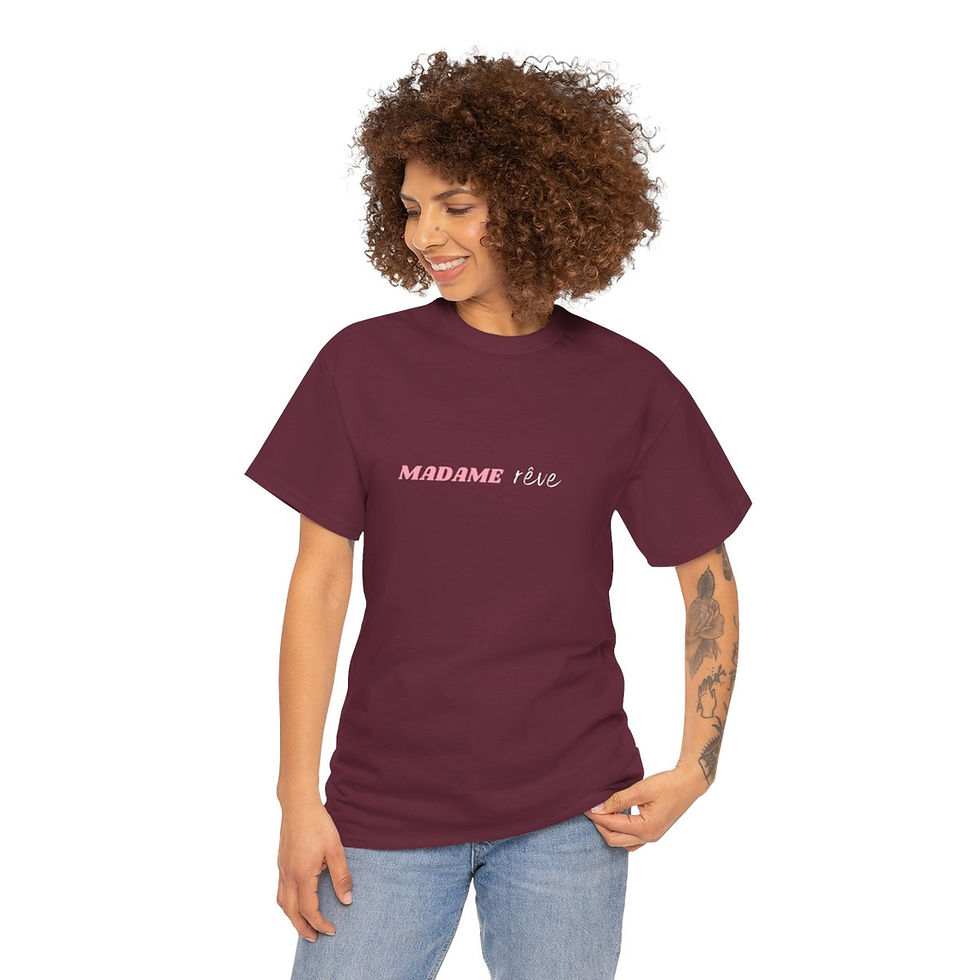 Miniature : T-Shirt « Madame Rêve » Titres de chansons cultes Song title Coton 180g