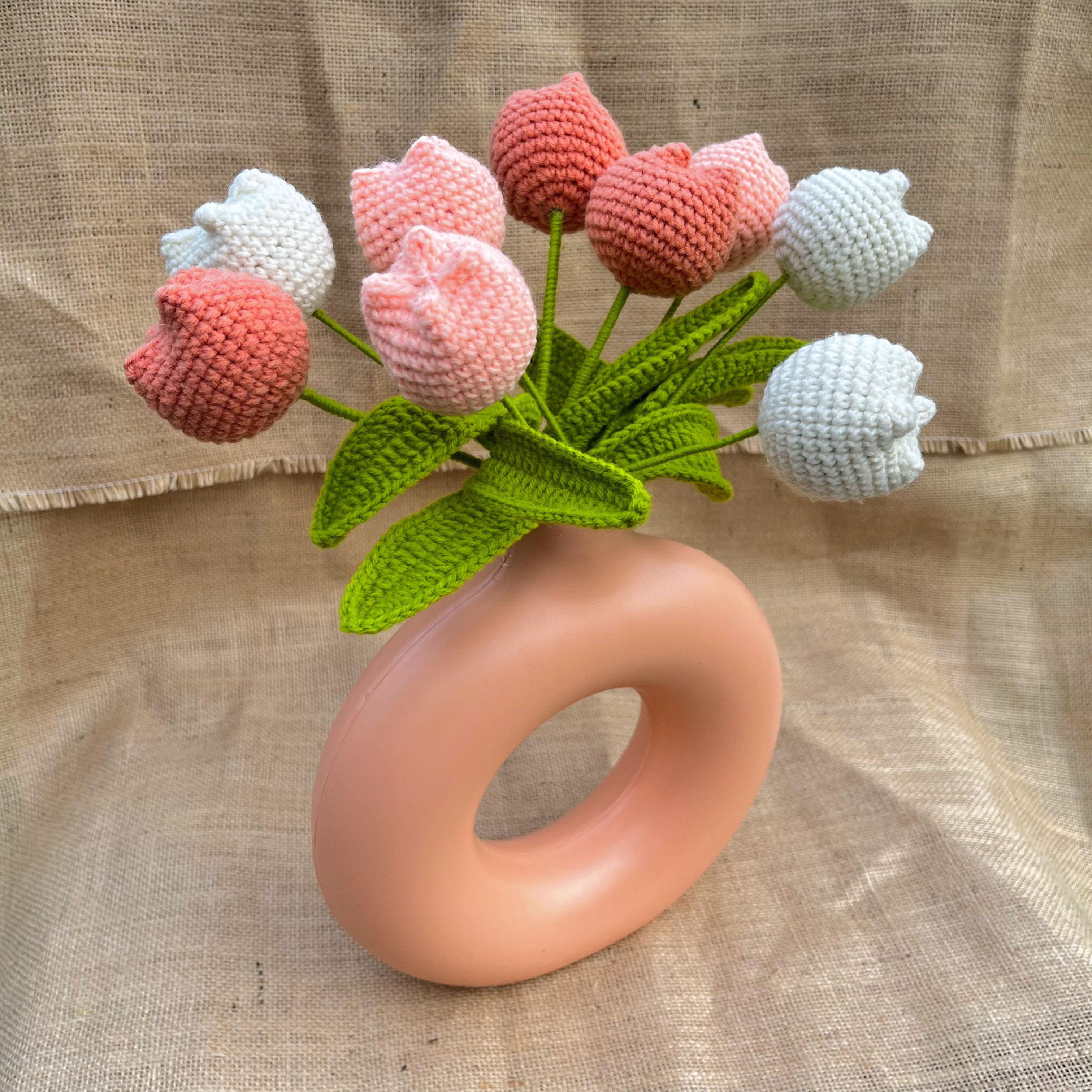 Tulip Donut Vase