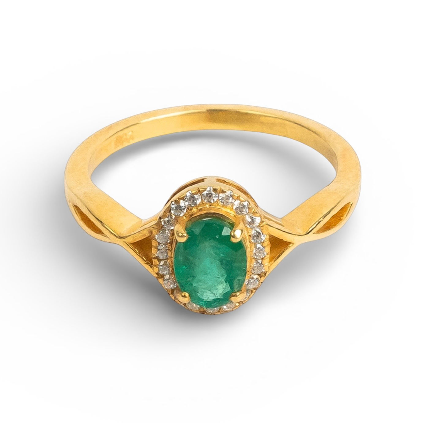 Oval Emerald Ring