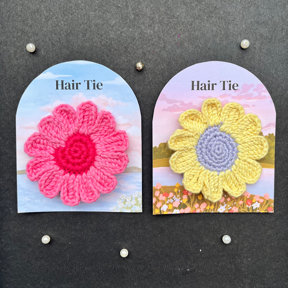 Flower Hair tie (2)