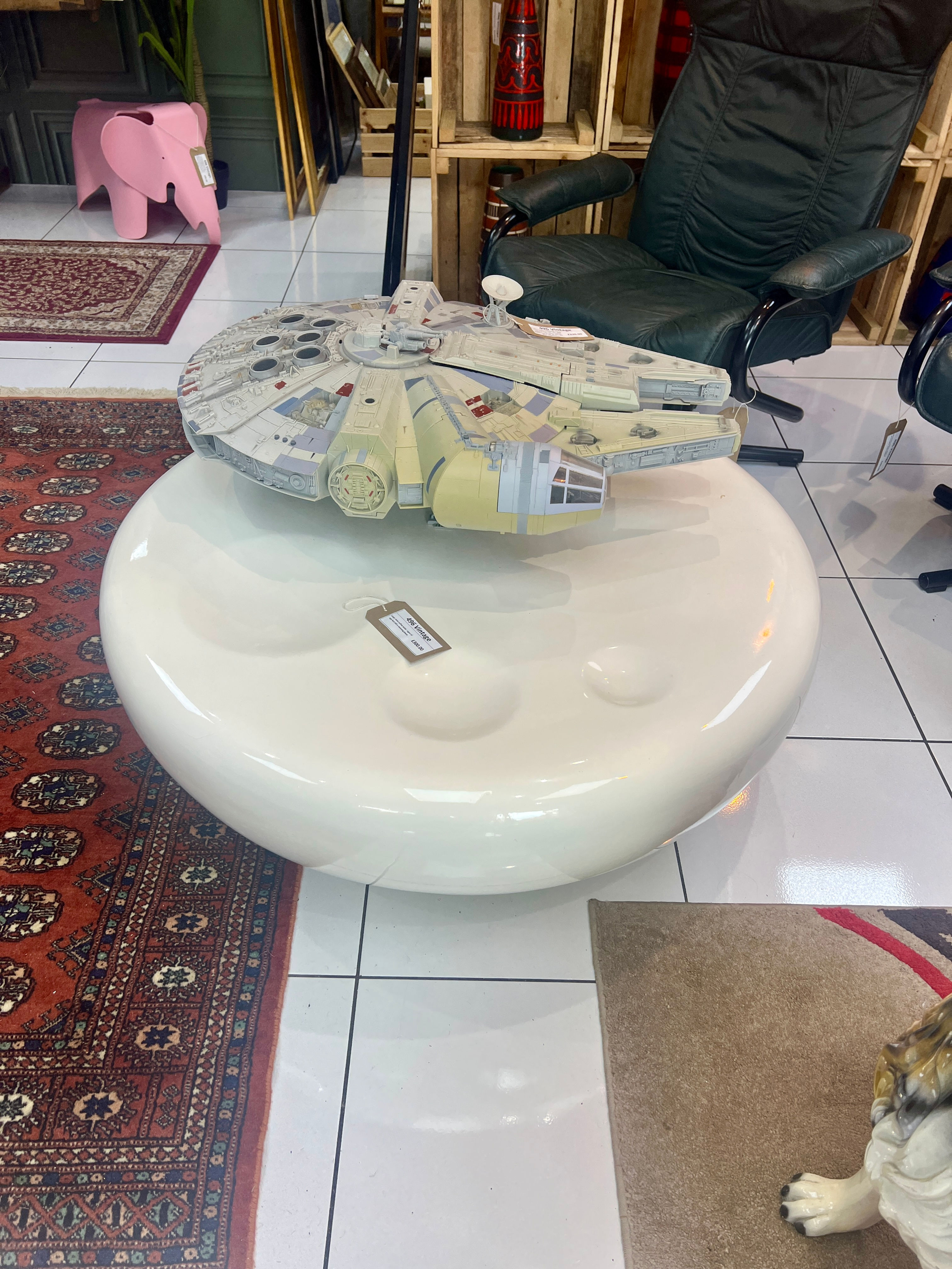 Large 1 metre Fibre-Glass Coffee Table