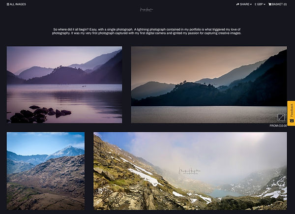 Picfair store screenshot