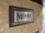 Moore Construction Entrance Sign