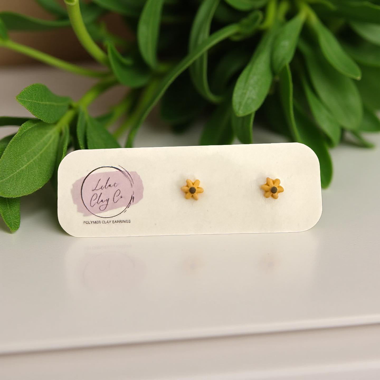 Sunflower Micro Studs