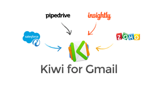 Get Salesforce, Insightly, Zoho, or Pipedrive in Kiwi!