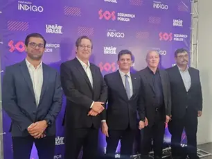 Da esquerda para Direita: João Paulo Maronesi, Fabiano Bordignon, Sérgio Moro, José Elias Castro Gomes e Maurício Castilha. Foto: Decubraseubairro