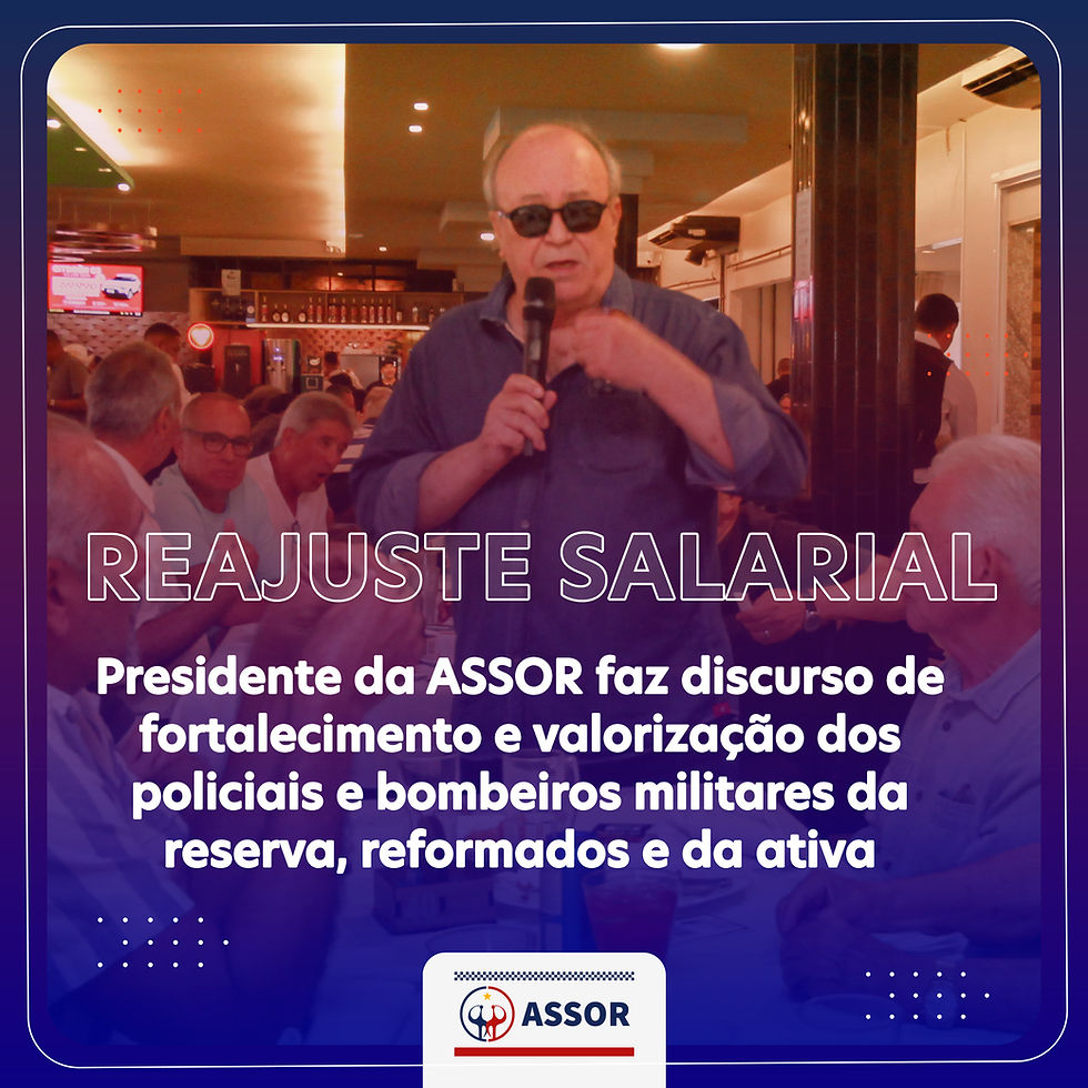 ASSOR realiza almoço de confraternização com discurso de fortalecimento da categoria