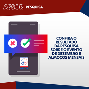 Vai ter evento de fim de ano? E os almoços mensais? Confira aqui.