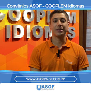ASOF Convênios e Benefícios: conheça a nossa parceria com a COOPLEM Idiomas. Você fortalece sua carreira e se prepara para ampliar fronteiras.