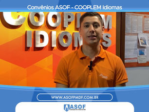 ASOF Convênios e Benefícios: conheça a nossa parceria com a COOPLEM Idiomas. Você fortalece sua carreira e se prepara para ampliar fronteiras.