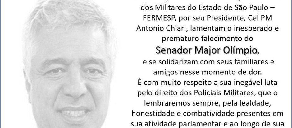FERMESP faz homenagem ao Senador Major Olímpio