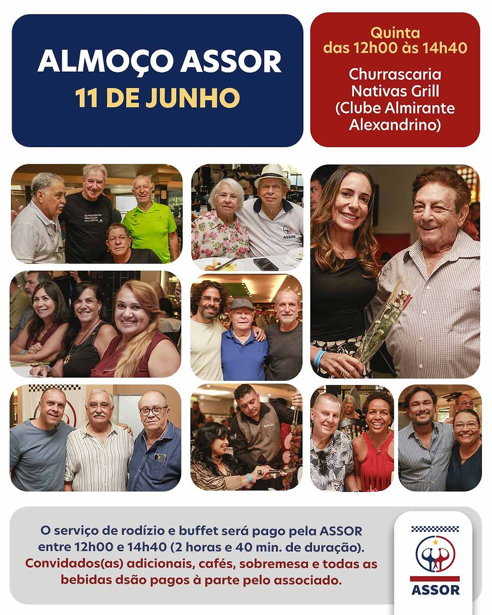 Almoço da ASSOR em Junho já está com a data marcada
