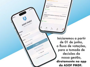 Associado ASOF PMDF: chegou a hora de participar ainda mais das decisões da nossa associação