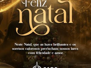 É Natal, vamos encher nossos corações com as mais belas ações e sentimentos