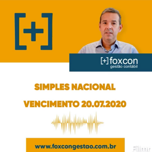 Simples Nacional Vencimento 20/07/2020