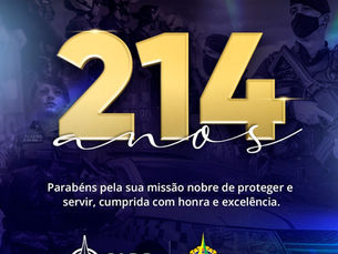 Parabéns PMDF: 214 anos!