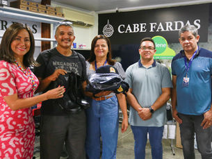 Doação da CABE ajuda policial militar que não podia comprar uniforme