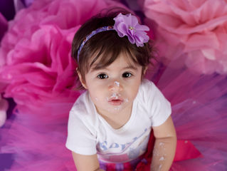 Sophia the First Cake Smash