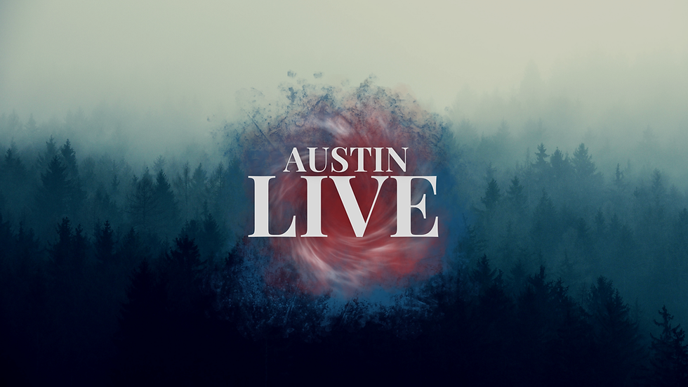 Austin Live: misty forest backdrop