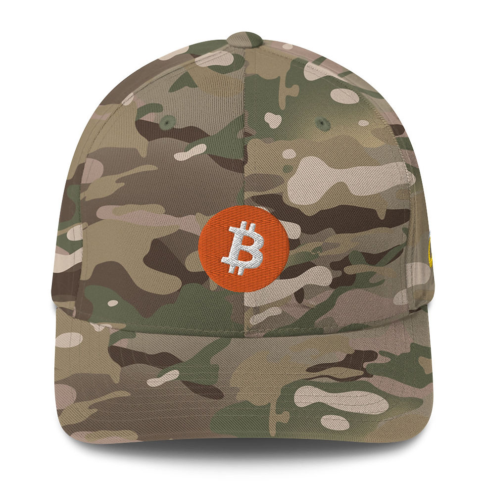 Thumbnail: Bitcoin Closed Back Flexfit Hat
