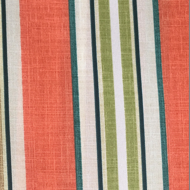 Baja Linen Stripe Coral