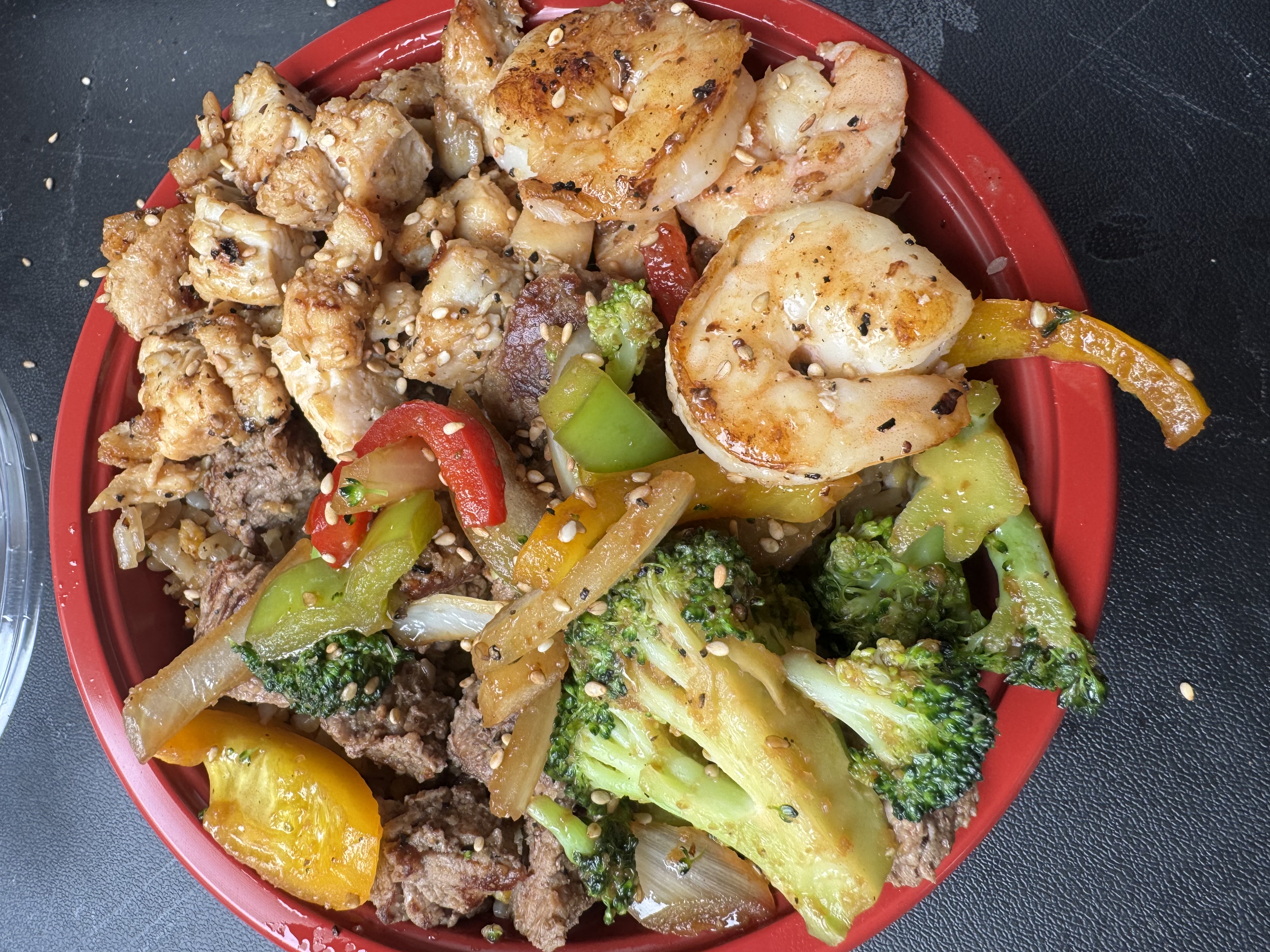 Arranged Food and Objects