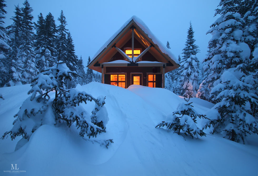 Miniature : Tirage 'Chalet d'hiver'