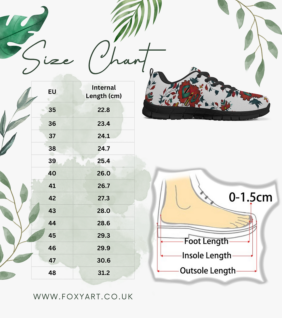 Миниатюра: Yarlovo Samokovsko Black-Sole Custom Folk Motif Trainers