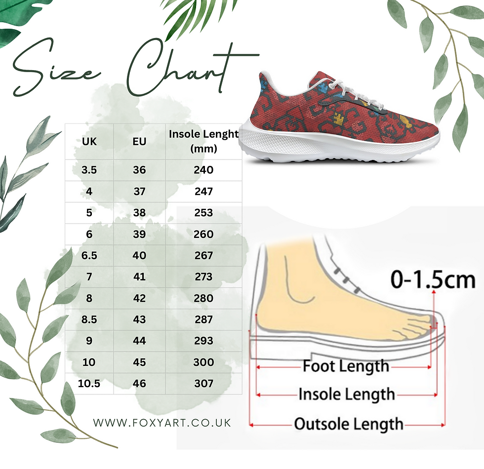 Миниатюра: Graovo Dark Heritage Custom Folk Motif Trainers