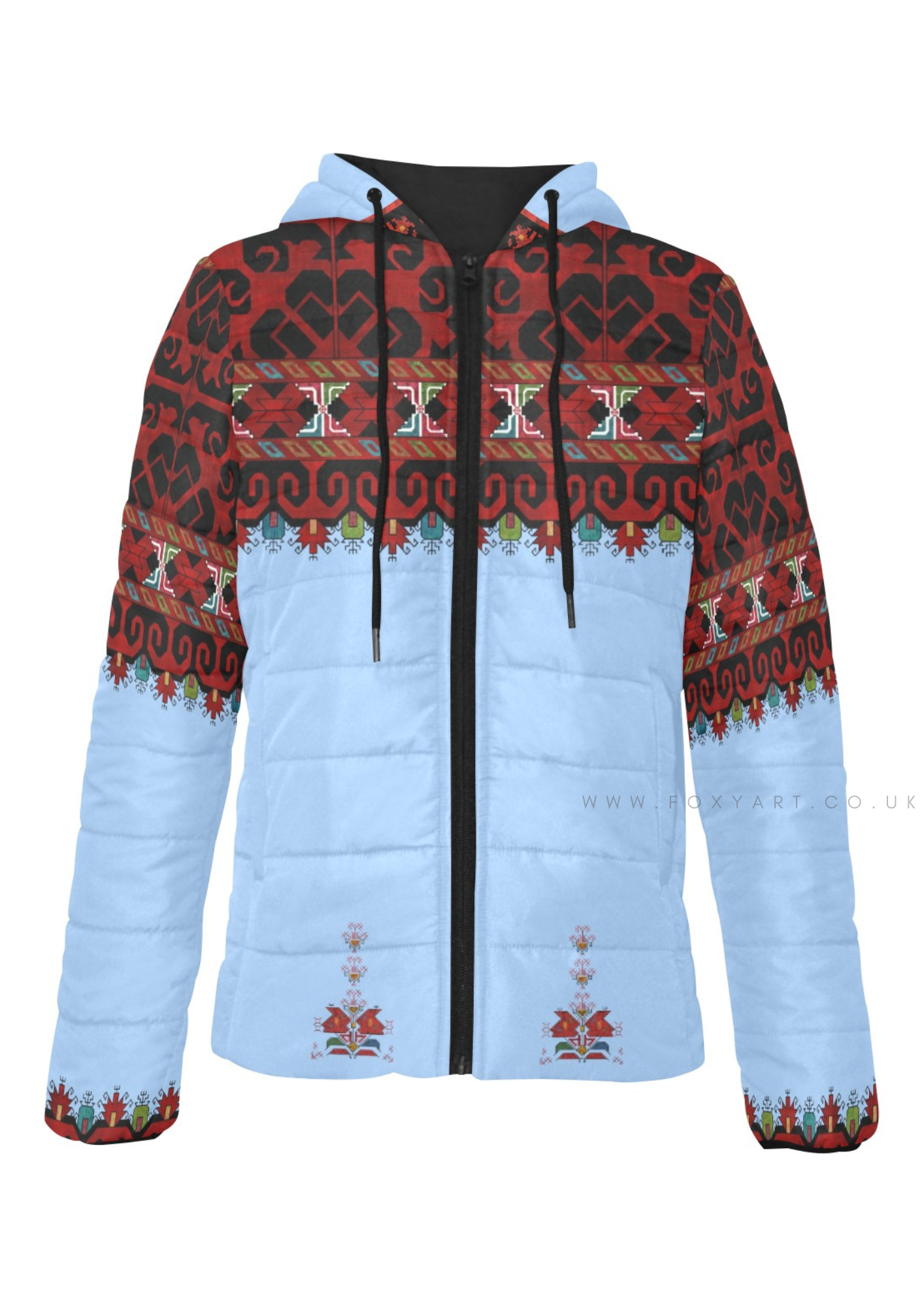 Women's Jacket with Makedonski Motives Blue