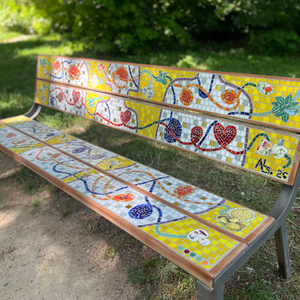 Banc mosaïque
