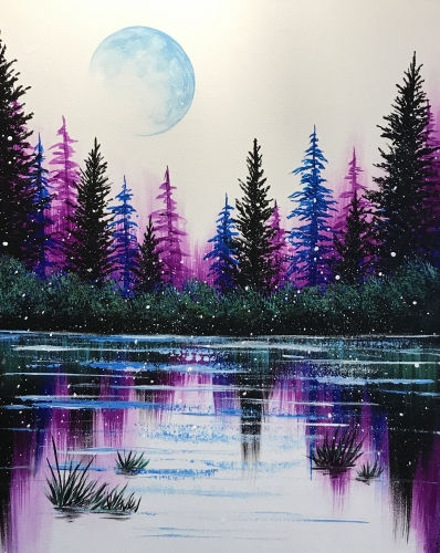 Paint Night - Frosted Lake