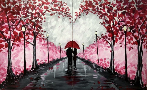 Paint Night -Valentine Stroll Partner Painting