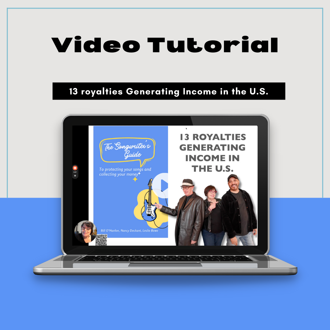 The Songwriter's Guide to 13 Royalties (Video Tutorial)