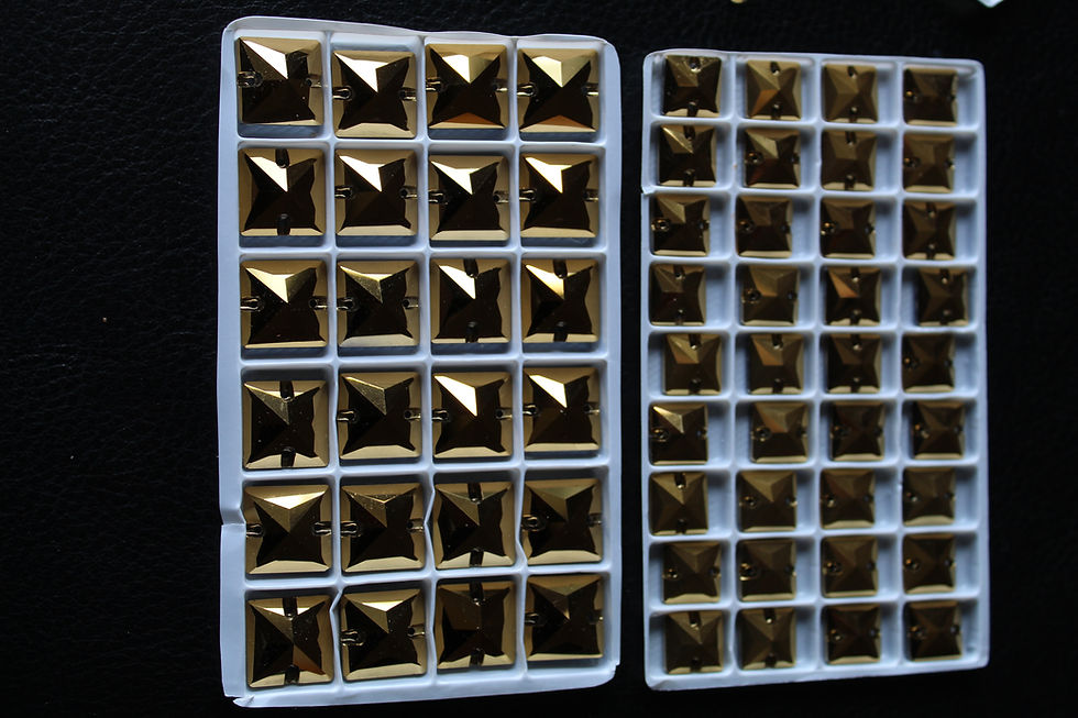 Thumbnail: Square Glass Rhinestones