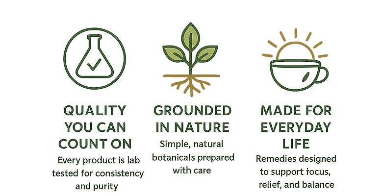 High Sierra Herbals has quality all natural herbal products to support focus, reliefe and balance.