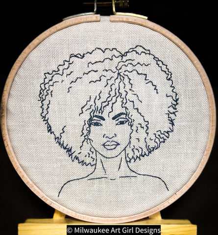 Embroidery - Woman - Curly Hair.JPEG