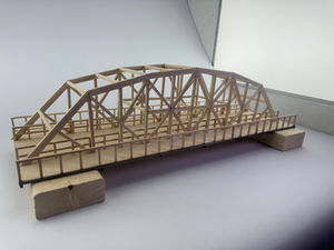 Straight Street Bridge Model