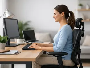 Postura no home office sem conviver com dor