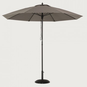 charcoal round outdoor umbrella