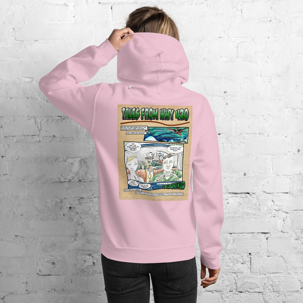 Thumbnail: GNC Tales From HWY 420  [Right Hwy] Cover Unisex Hoodie