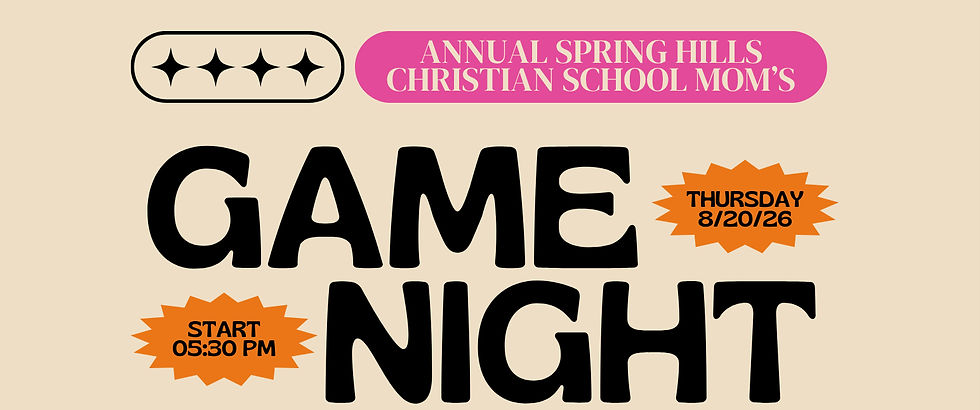 ANNUAL SHCS Moms' Game Night